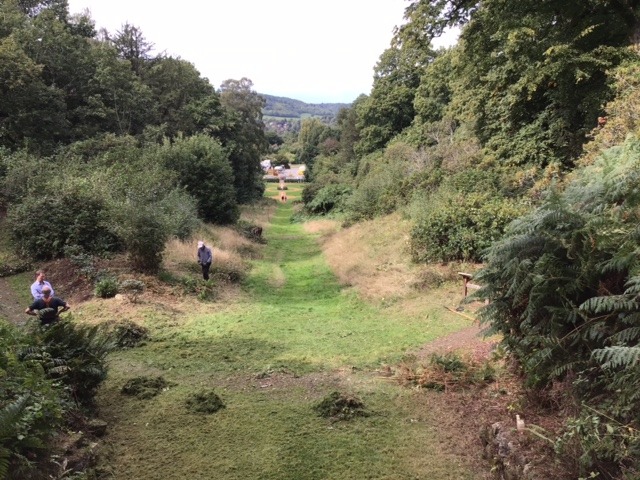 Looking down the Dene 2 Sept